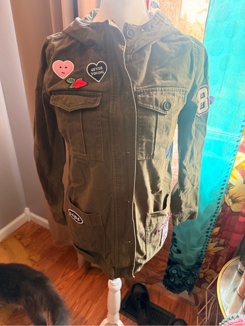 Forever 21 Olive Green Lightweight Jacket